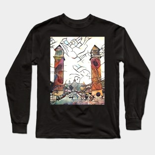 Kandinsky meets Barcelona, motif 5 Long Sleeve T-Shirt
